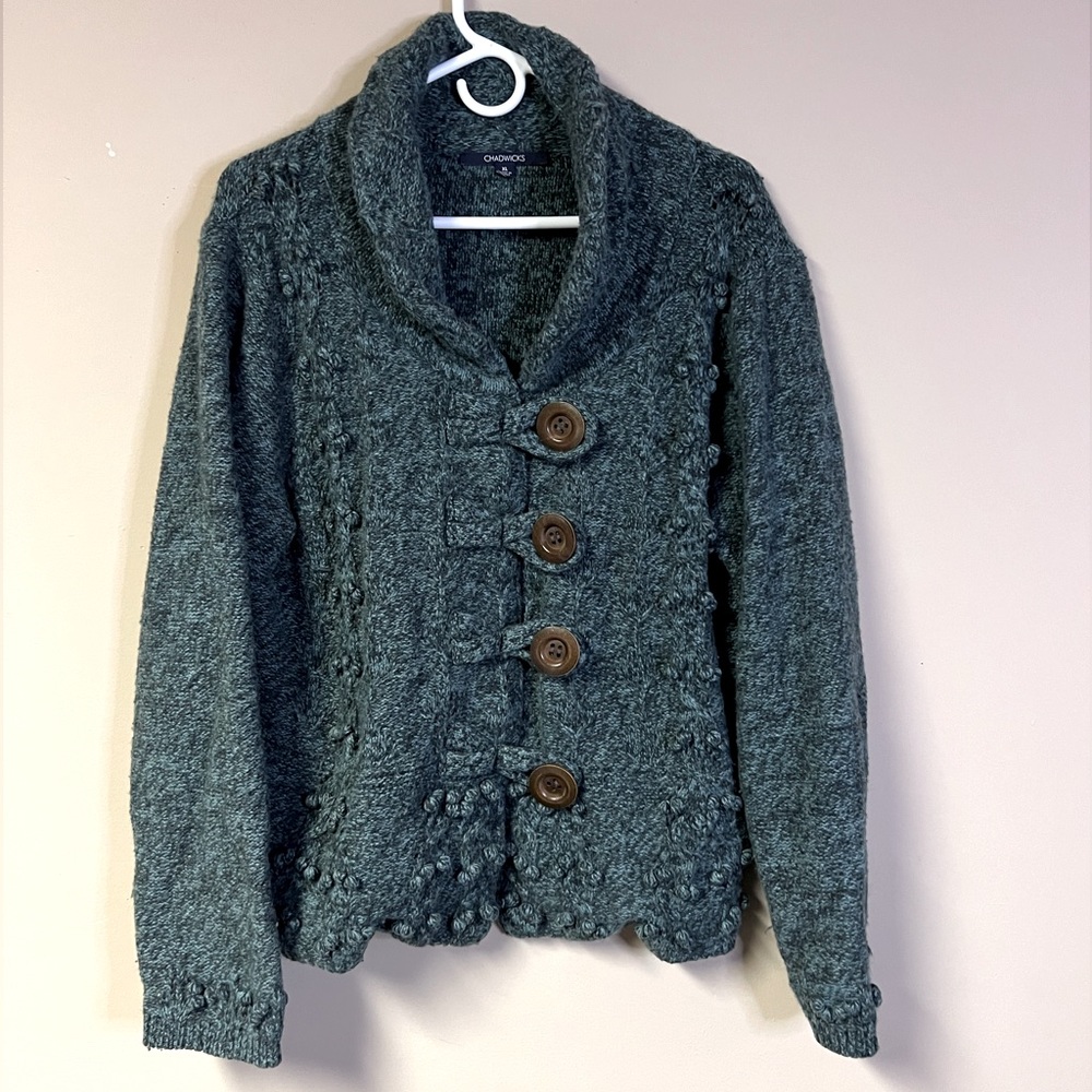 Women’s Chadwick’s Button Up Sweater - XL